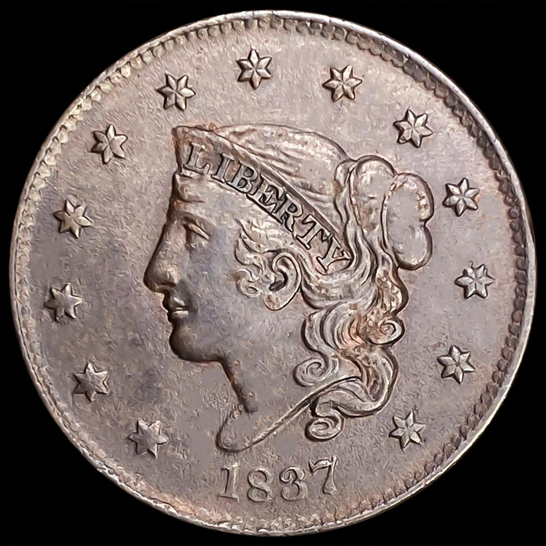 1837 Coronet Head Large Cent NEARLY UNCIRCULATED (1 of 2)