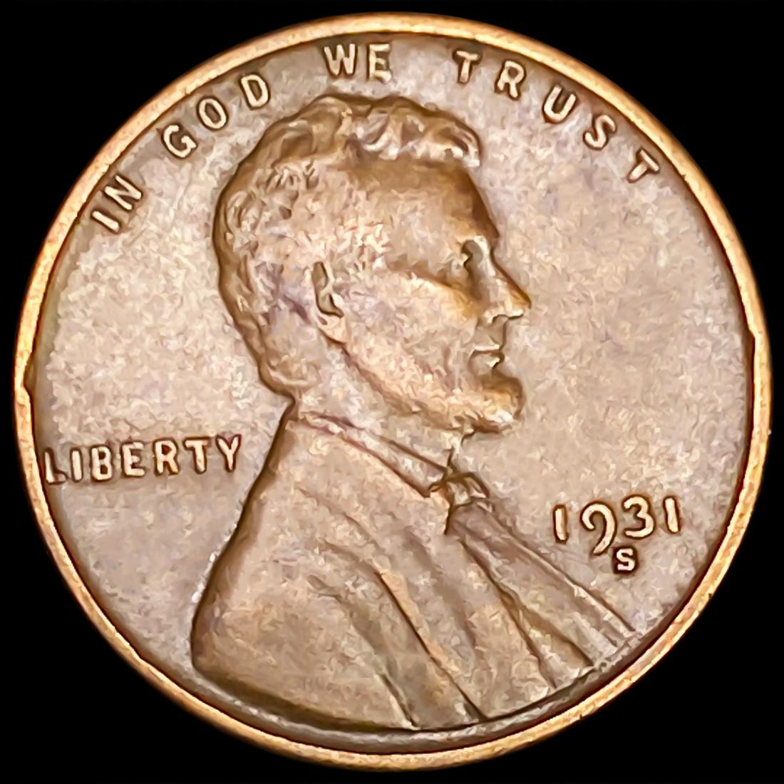 1931-S Wheat Cent CLOSELY UNCIRCULATED (1 of 2)