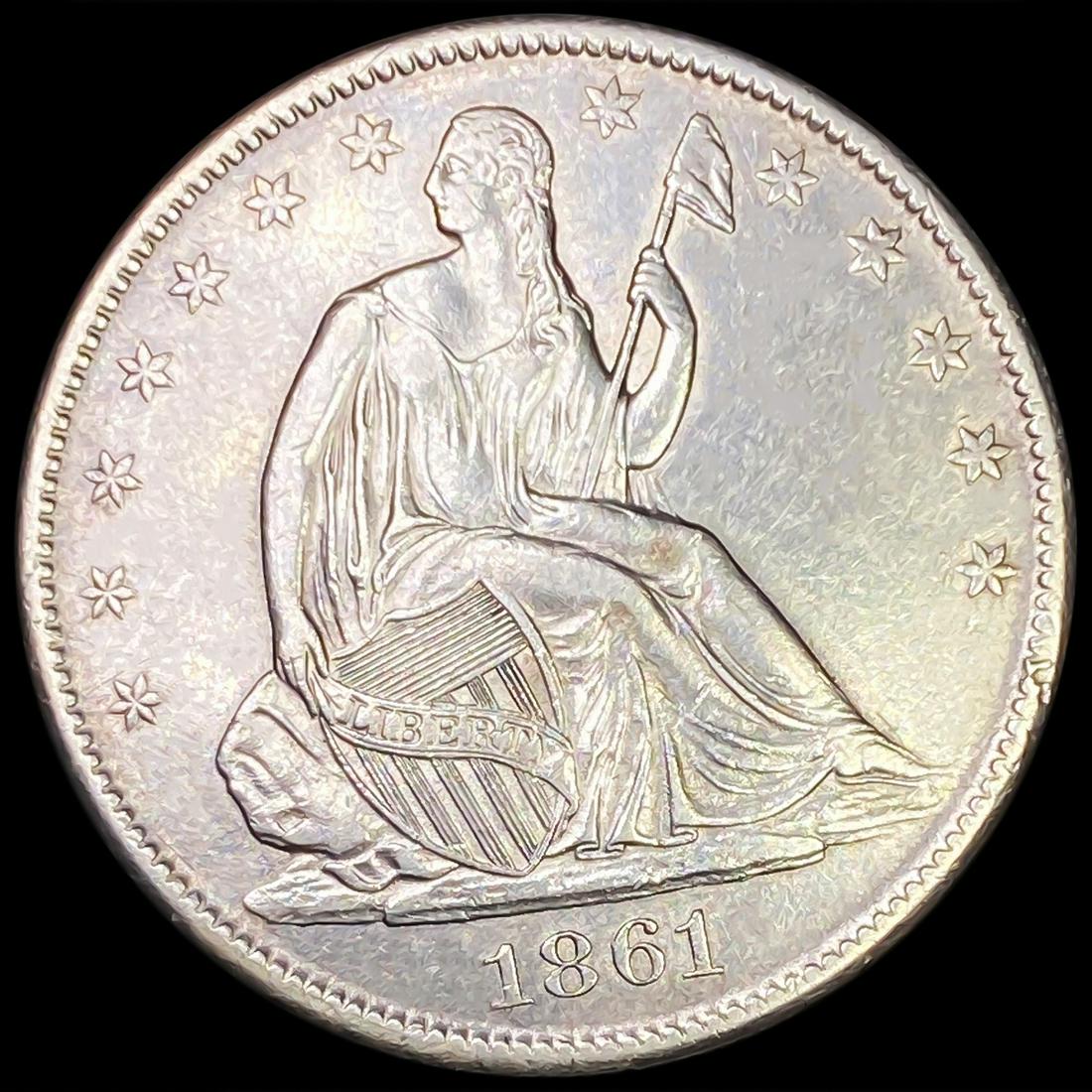 1861-O Seated Liberty Half Dollar UNCIRCULATED (1 of 2)