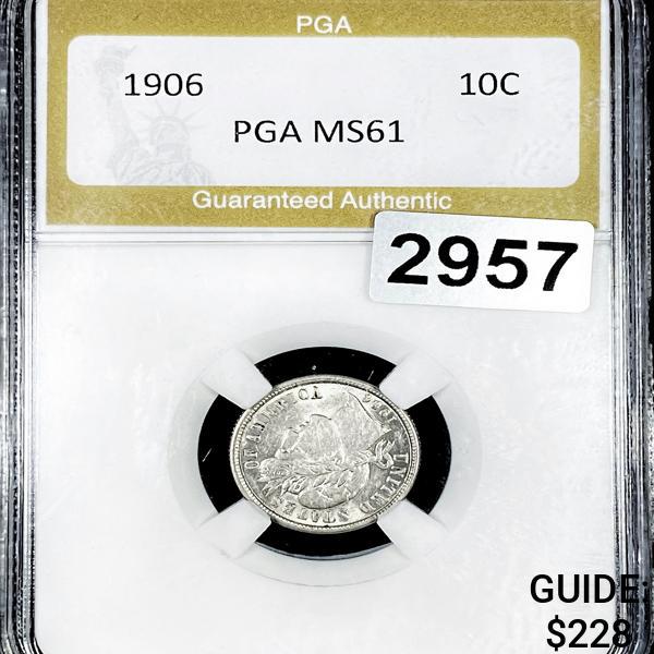 1906 Barber Dime PGA - MS61 (1 of 2)
