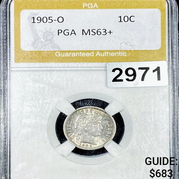 1905-O Barber Dime PGA - MS63+ (1 of 2)