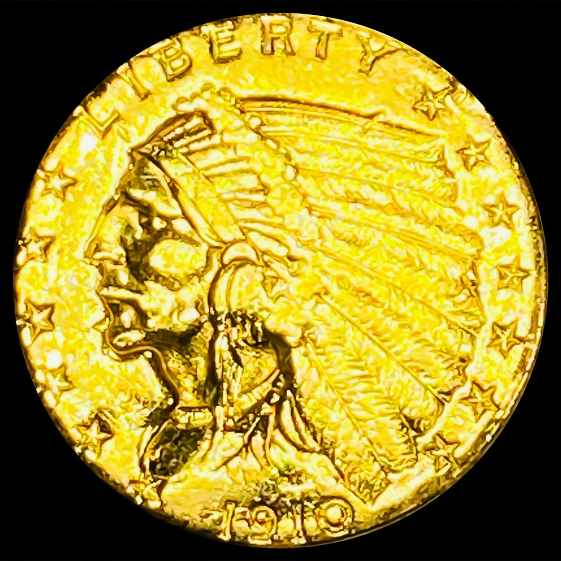 1910 $2.50 Gold Quarter Eagle NEARLY UNCIRCULATED (1 of 2)