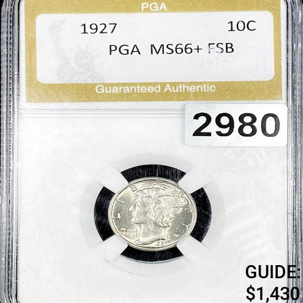 1927 Mercury Dime PGA - MS66+ FSB (1 of 2)