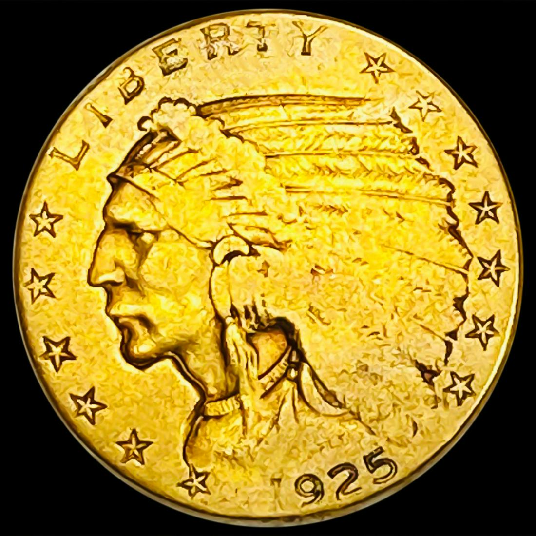 1925 $2.50 Gold Quarter Eagle NICELY CIRCULATED (1 of 2)