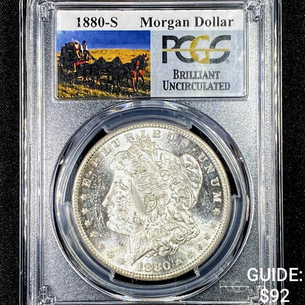 1880-S Morgan Silver Dollar PCGS - BU (1 of 2)