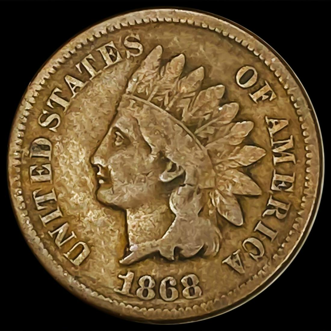 1868 Indian Head Cent LIGHTLY CIRCULATED (1 of 2)