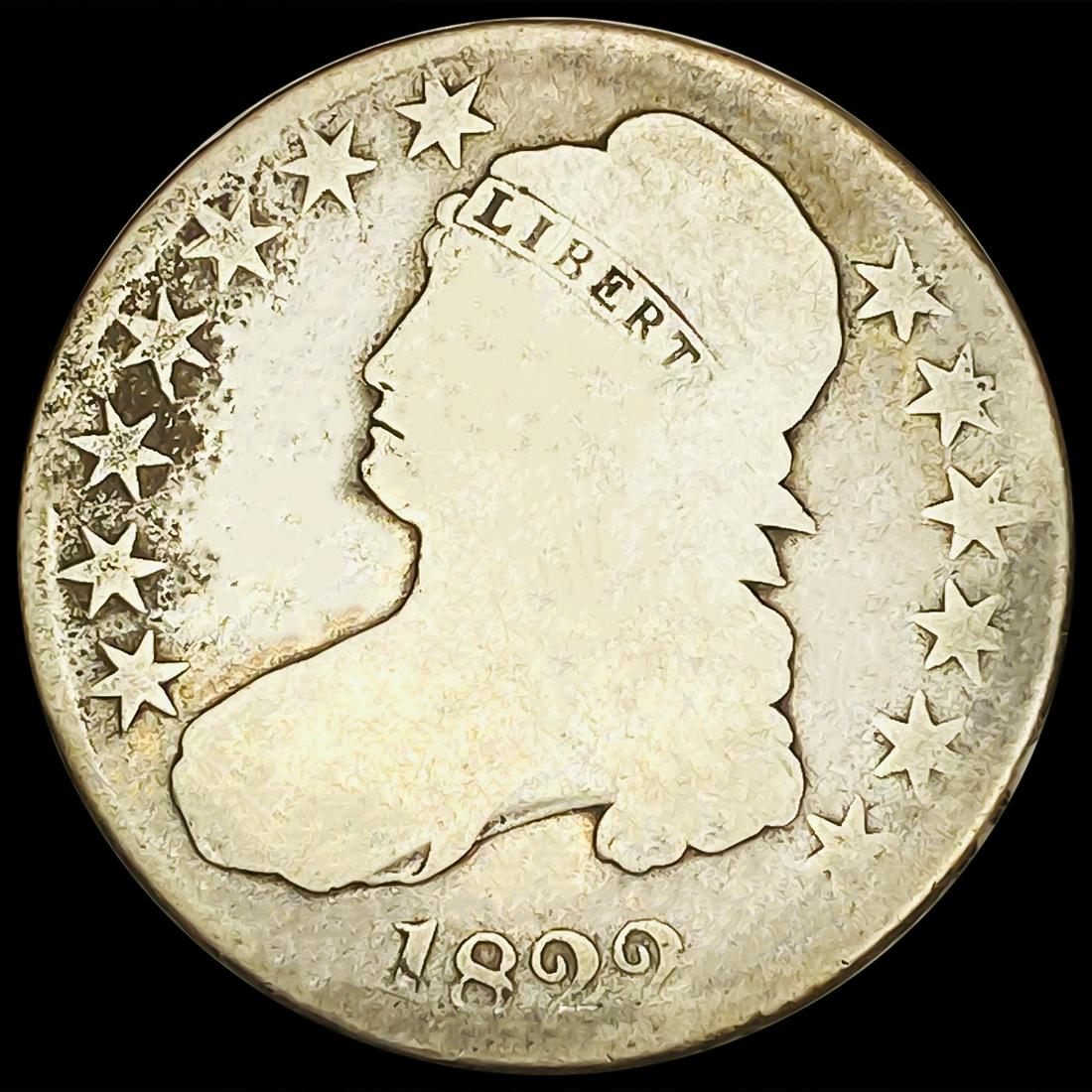1822 Capped Bust Half Dollar NICELY CIRCULATED (1 of 2)