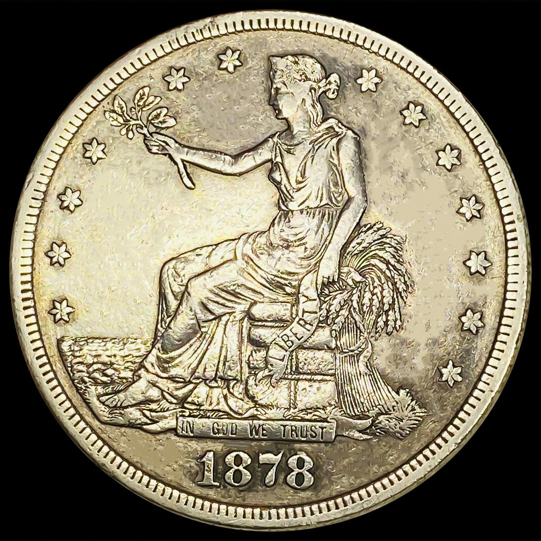 1878-S Silver Trade Dollar CLOSELY UNCIRCULATED (1 of 2)