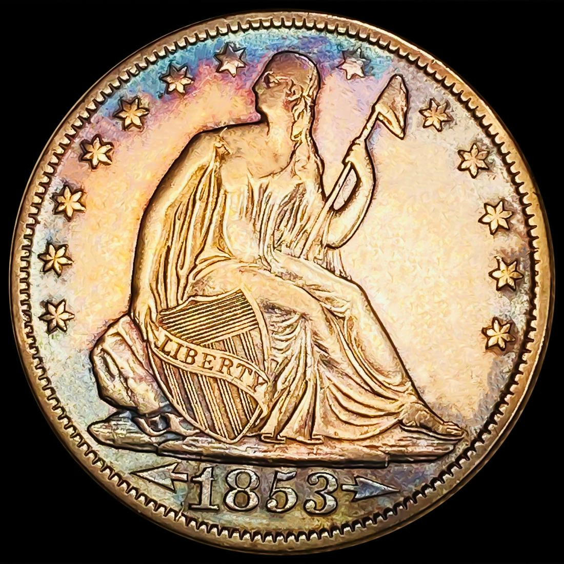 1853-O Arr & Rays Standing Liberty Half Dollar (1 of 2)