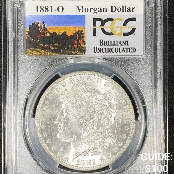 1881-O Morgan Silver Dollar PCGS - BU (1 of 2)