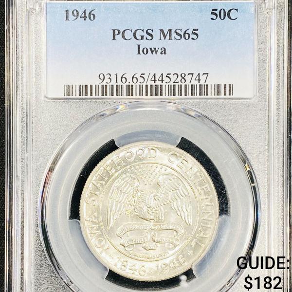 1946 Iowa Half Dollar PCGS - MS65 (1 of 2)