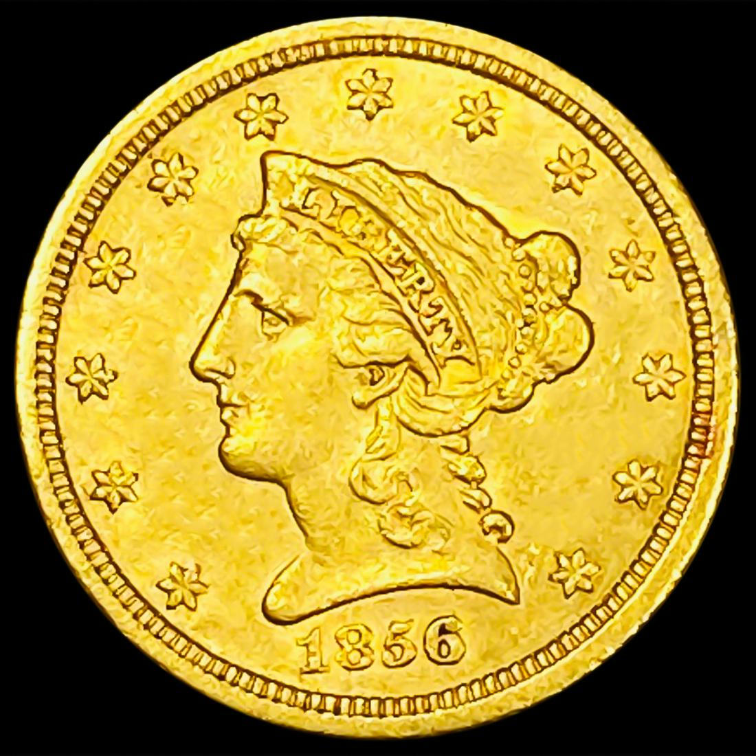 1856-S $2.50 Gold Quarter Eagle CLOSELY (1 of 2)