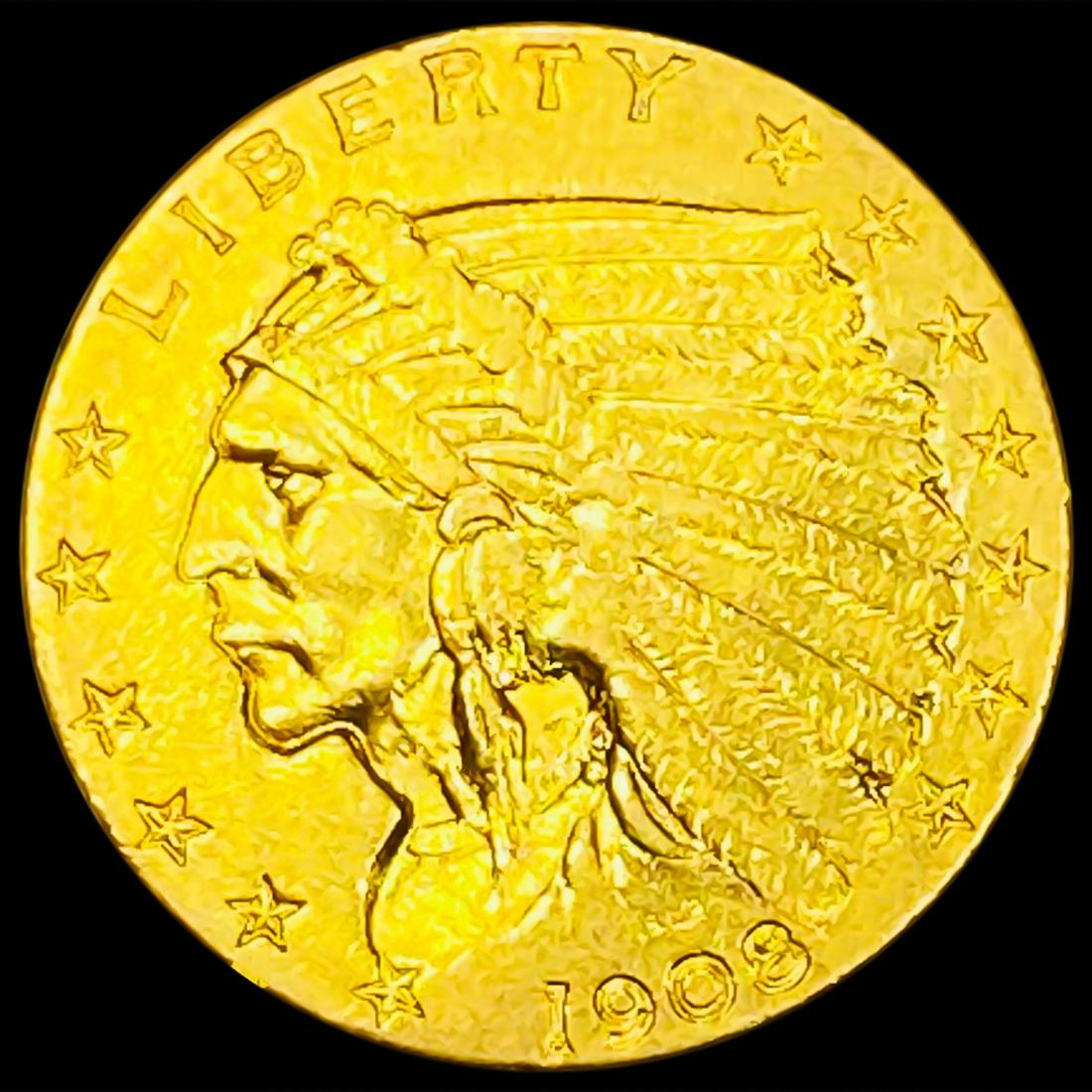 1908 $2.50 Gold Quarter Eagle CLOSELY (1 of 2)