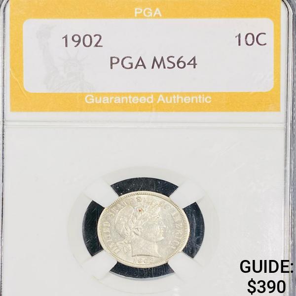 1902 Barber Dime PGA - MS64 (1 of 2)