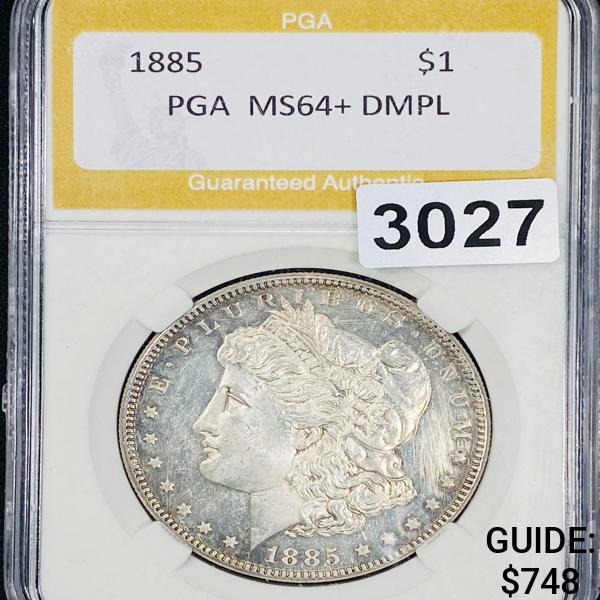 1885 Morgan Silver Dollar PGA - MS64+ DMPL (1 of 2)