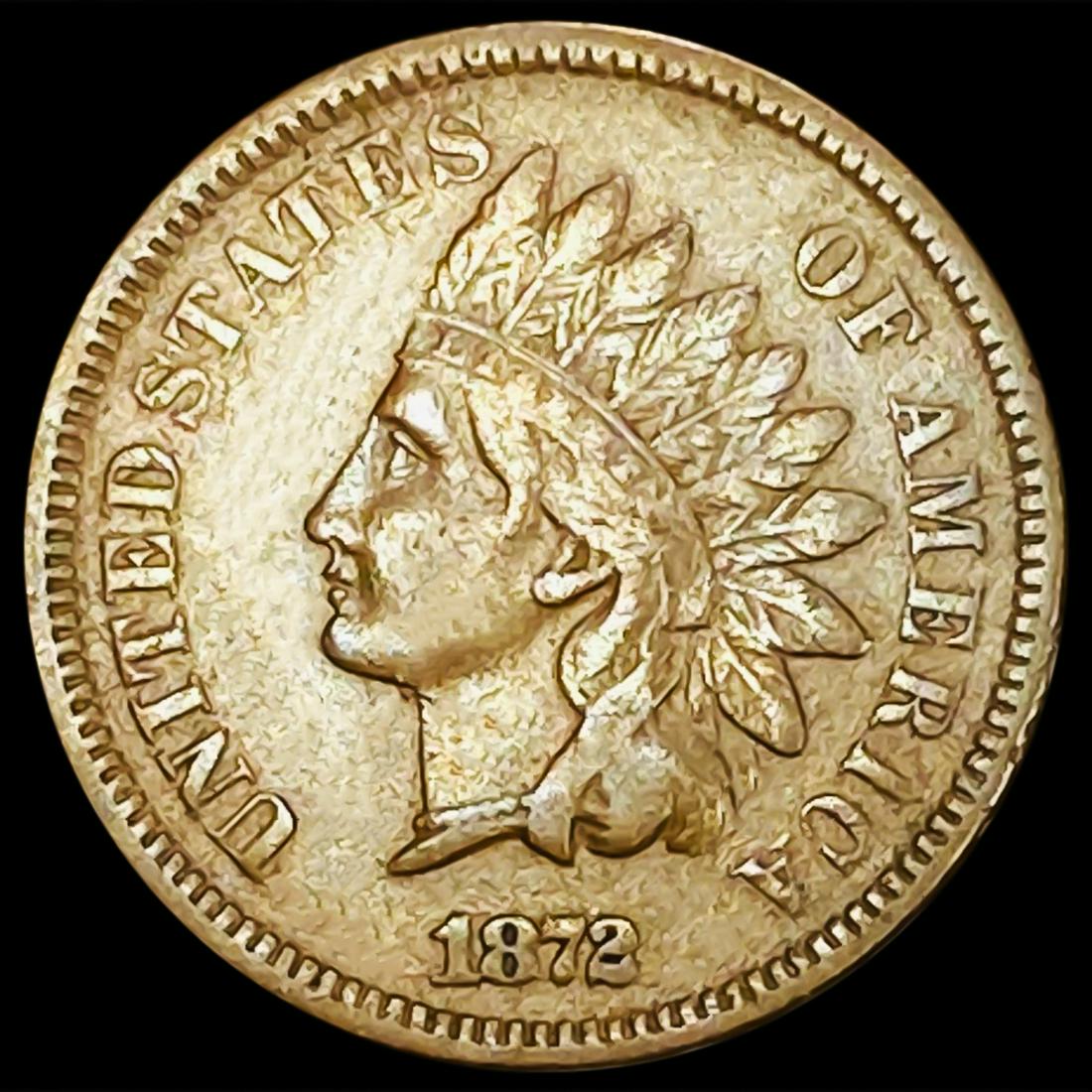 1872 Indian Head Cent NEARLY UNCIRCULATED (1 of 2)