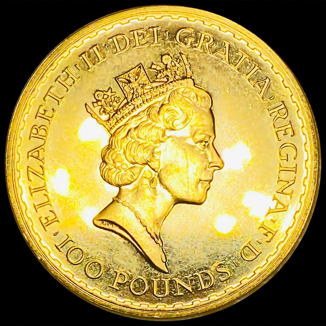 1987 Great Britain Gold 100 Pounds UNCIRCULATED (1 of 2)