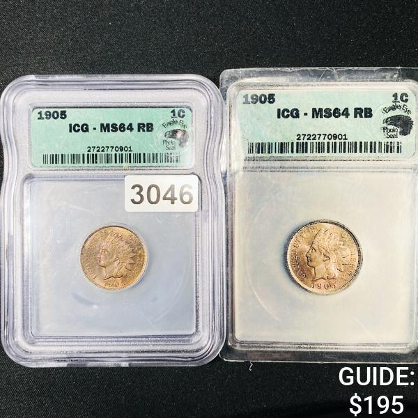 1905 Indian Head Cent ICG - MS64RB (1 of 2)