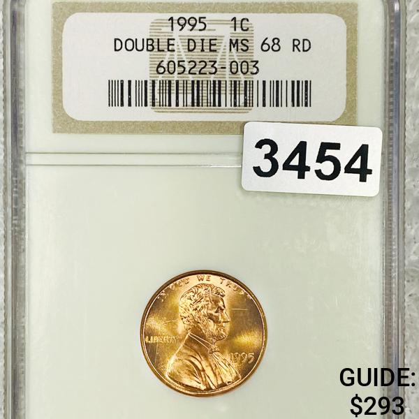 1995 Lincoln Memorial Cent NGC - MS68RD DD (1 of 2)