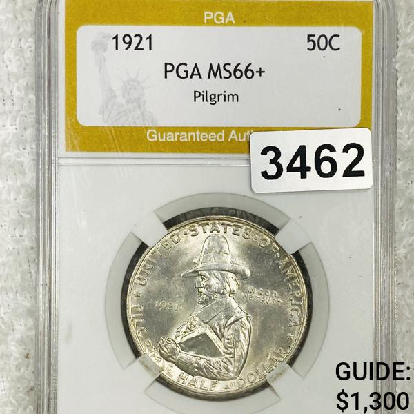 1921 Pilgrim Half Dollar PGA - MS66+ (1 of 2)