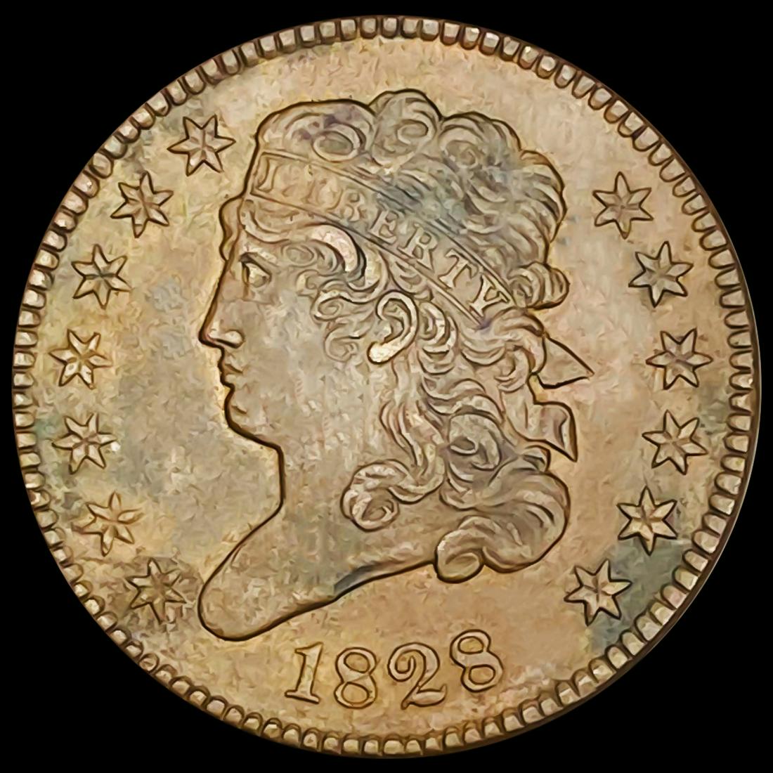 1828 Classic Head Half Cent ABOUT UNCIRCULATED (1 of 2)