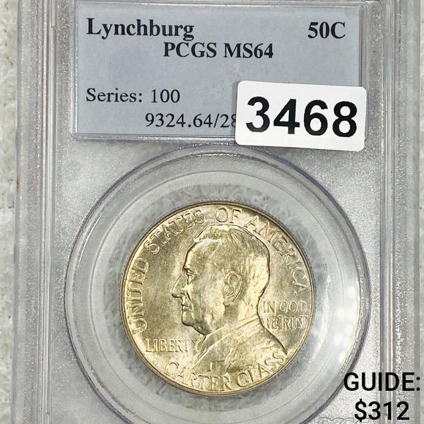 1936 Lynchburg Half Dollar PCGS - MS64 (1 of 2)
