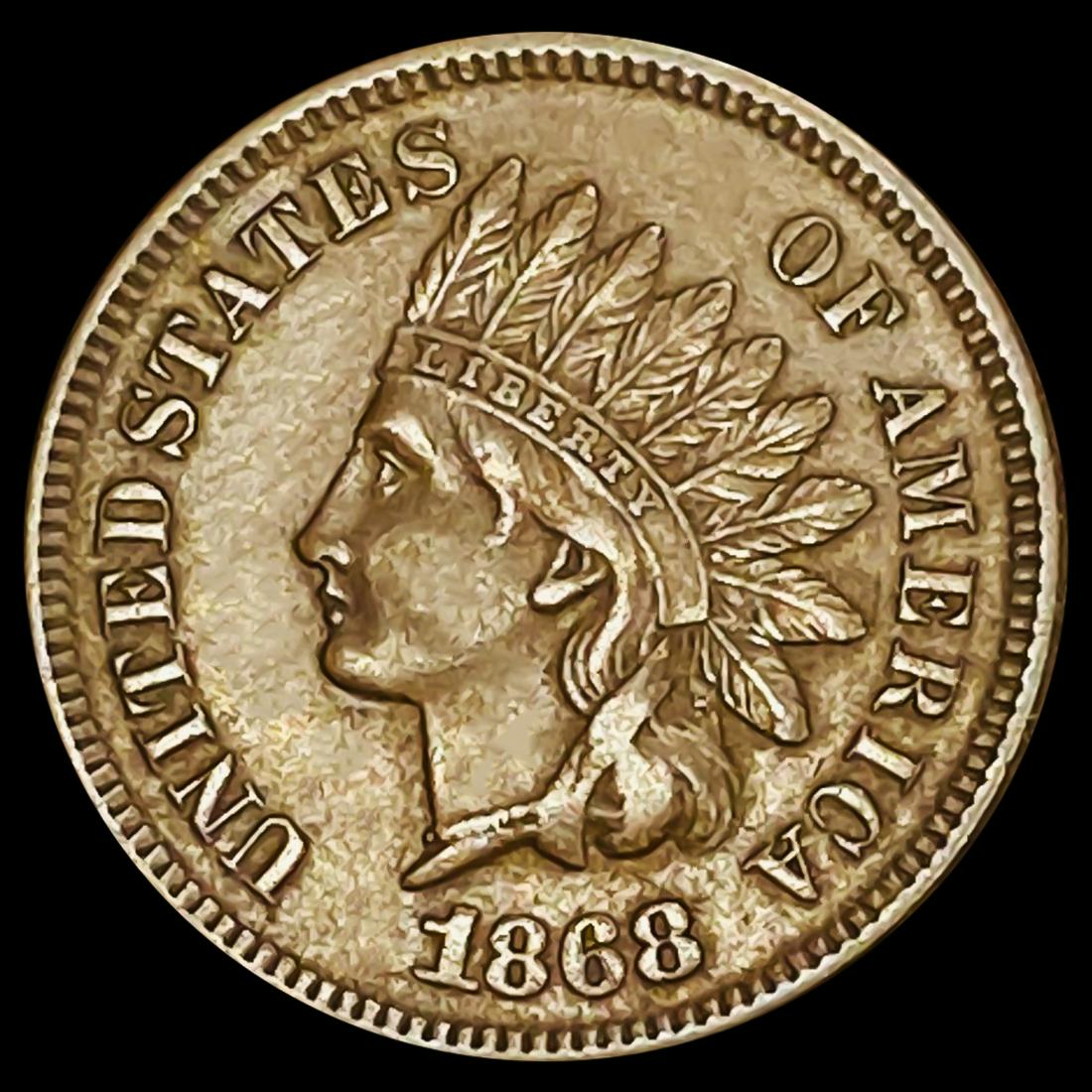 1868 Indian Head Cent NEARLY UNCIRCULATED (1 of 2)