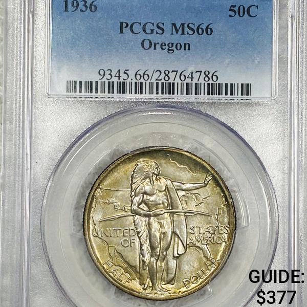 1936 Oregon Trail Half Dollar PCGS - MS66 (1 of 2)