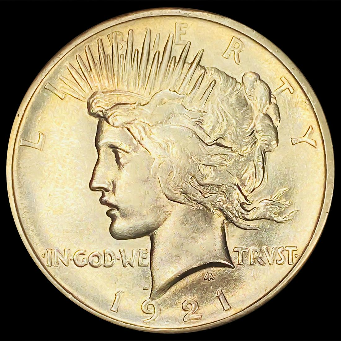 1921 Silver Peace Dollar CLOSELY UNCIRCULATED (1 of 2)