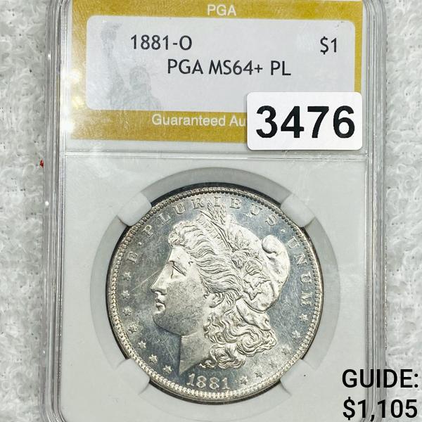 1881-O Morgan Silver Dollar PGA - MS64+PL (1 of 2)