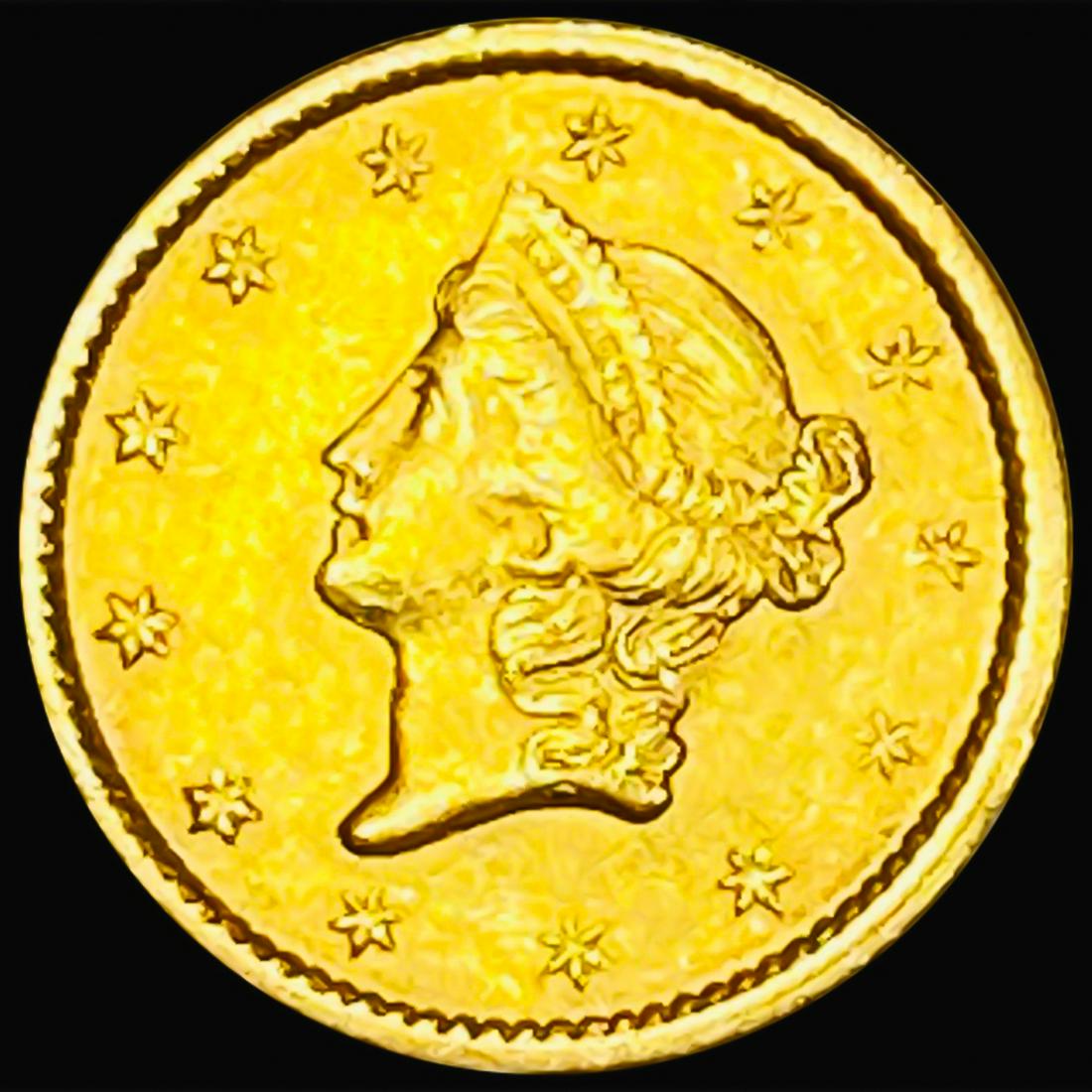 1851 Rare Gold Dollar CLOSELY UNCIRCULATED (1 of 2)