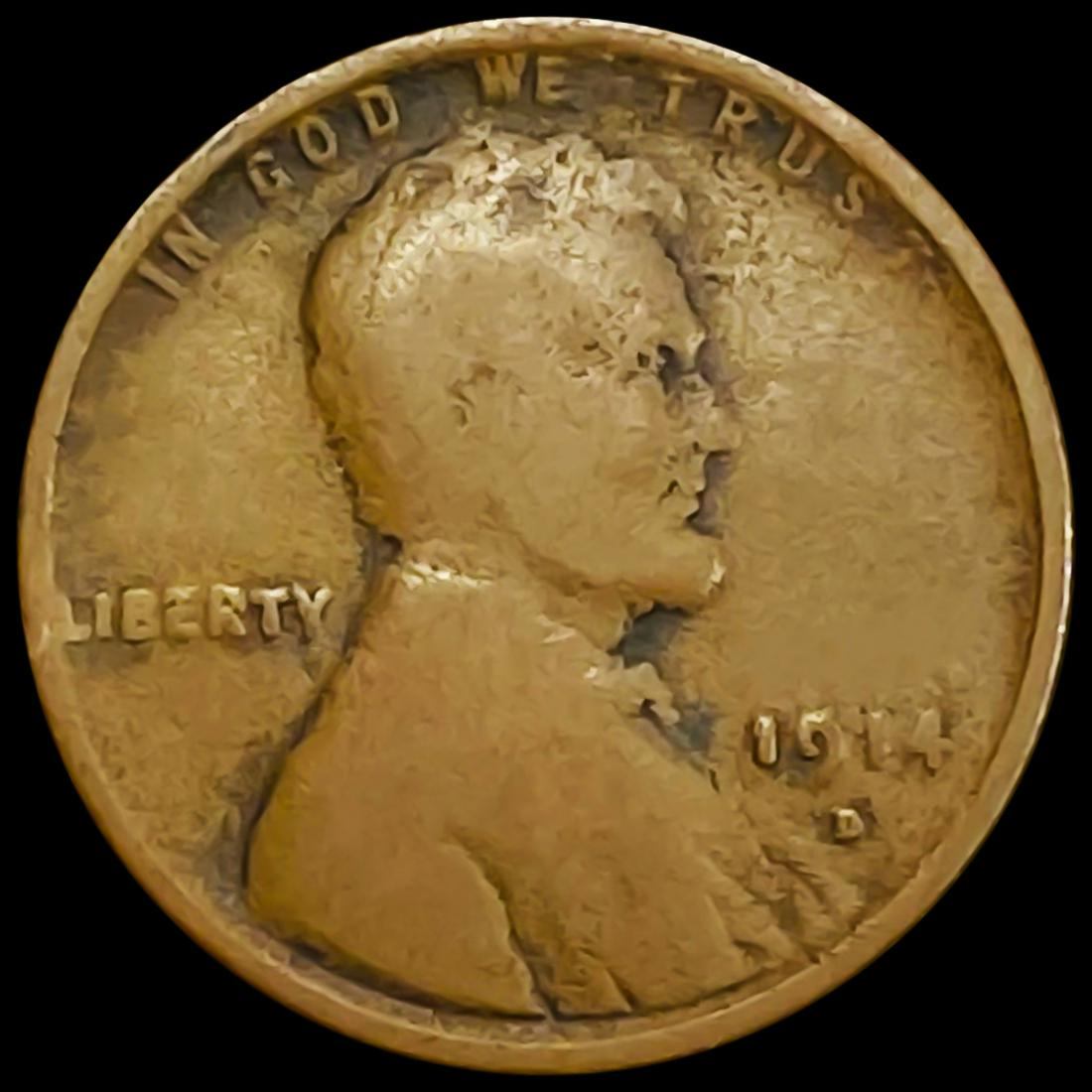 1914-D Wheat Cent NICELY CIRCULATED (1 of 2)