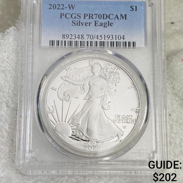 2022-W Silver Eagle PCGS - PR70DCAM (1 of 2)