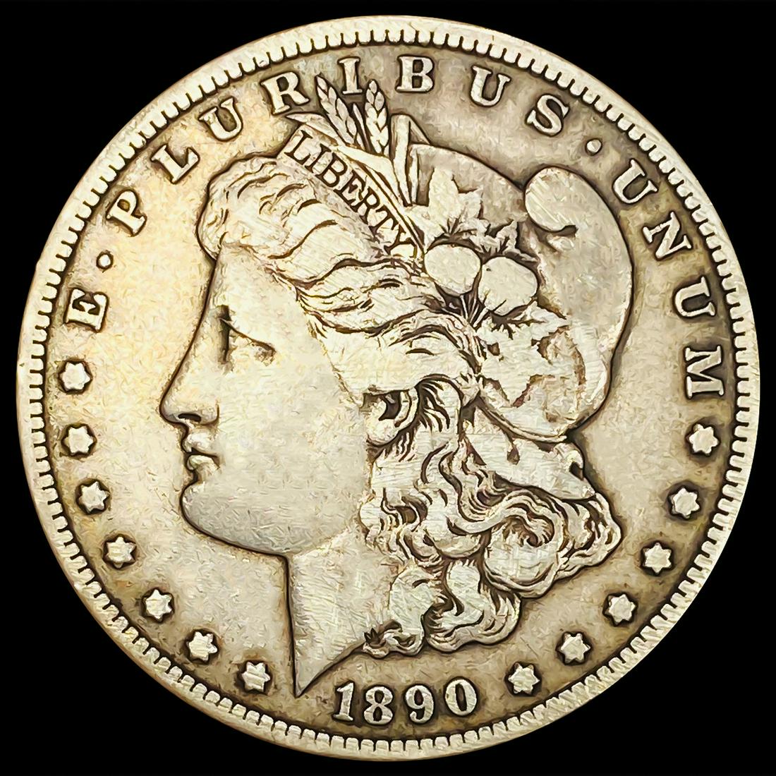 1890-CC Morgan Silver Dollar NEARLY UNCIRCULATED (1 of 2)