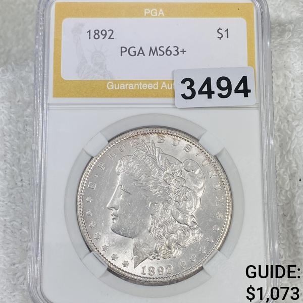 1892 Morgan Silver Dollar PGA - MS63+ (1 of 2)