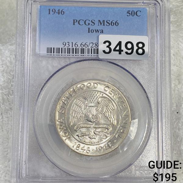 1946 Iowa Half Dollar PCGS - MS66 (1 of 2)
