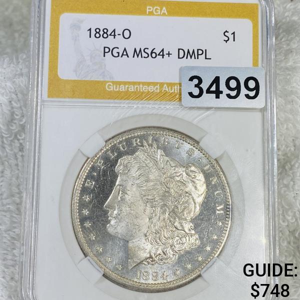 1884-O Morgan Silver Dollar PGA - MS64+ DMPL (1 of 2)