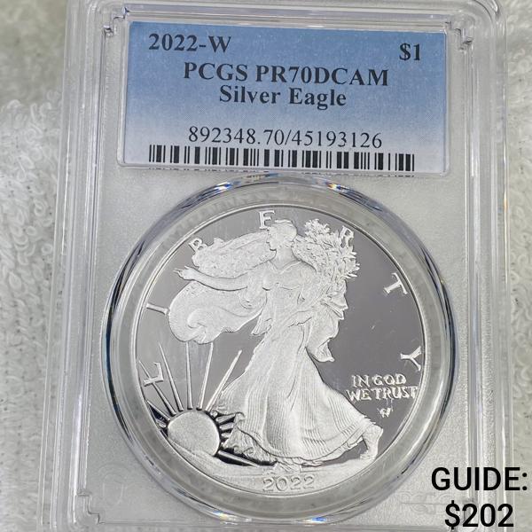 2022-W Silver Eagle PCGS - PR70DCAM (1 of 2)