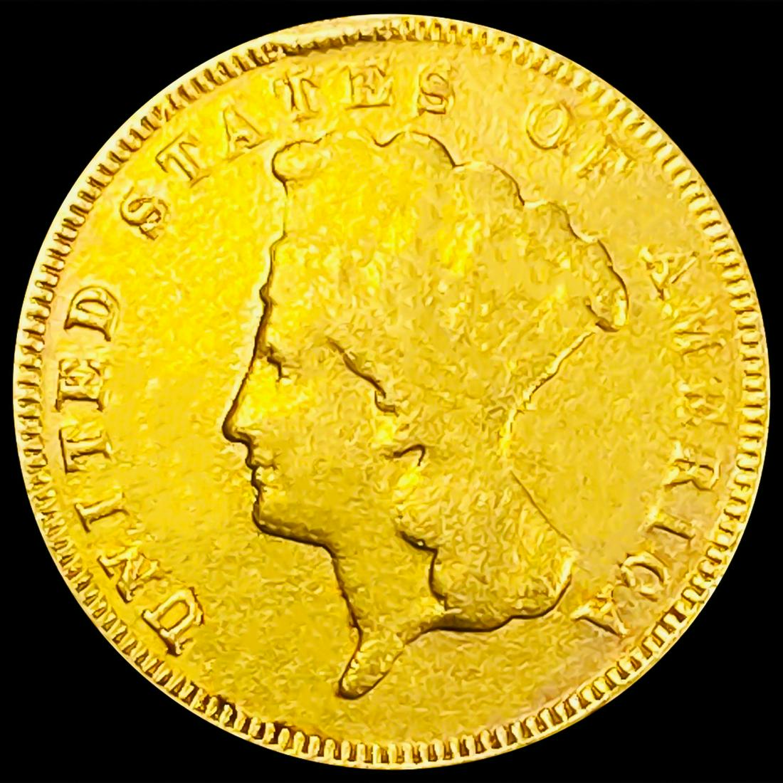 1878 $3 Gold Piece LIGHTLY CIRCULATED (1 of 2)