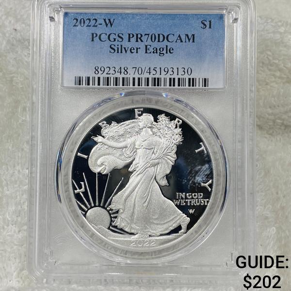 2022-W Silver Eagle PCGS - PR70DCAM (1 of 2)