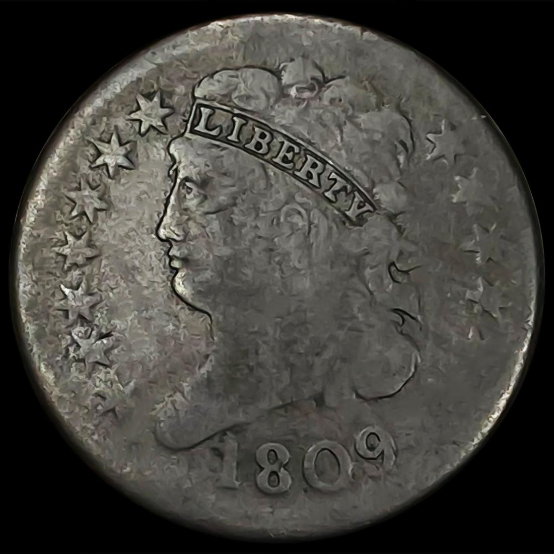 1809 Classic Head Half Cent NICELY CIRCULATED (1 of 2)