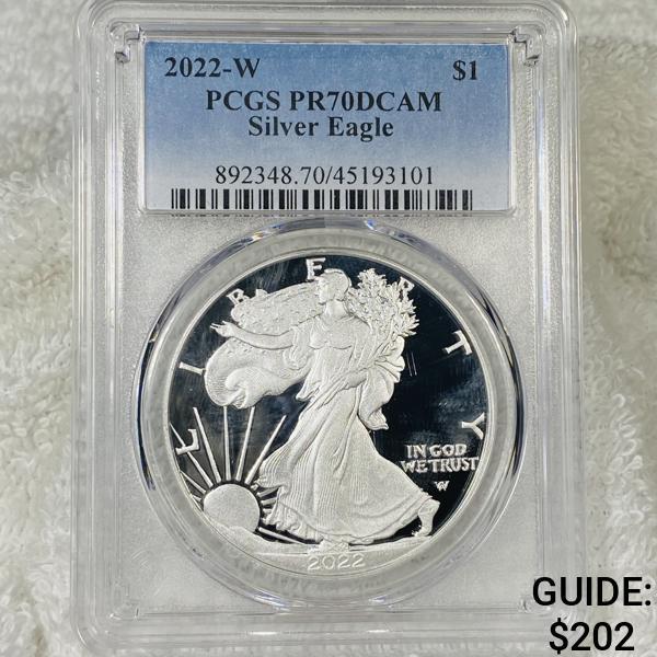 2022-W Silver Eagle PCGS - PR70DCAM (1 of 2)