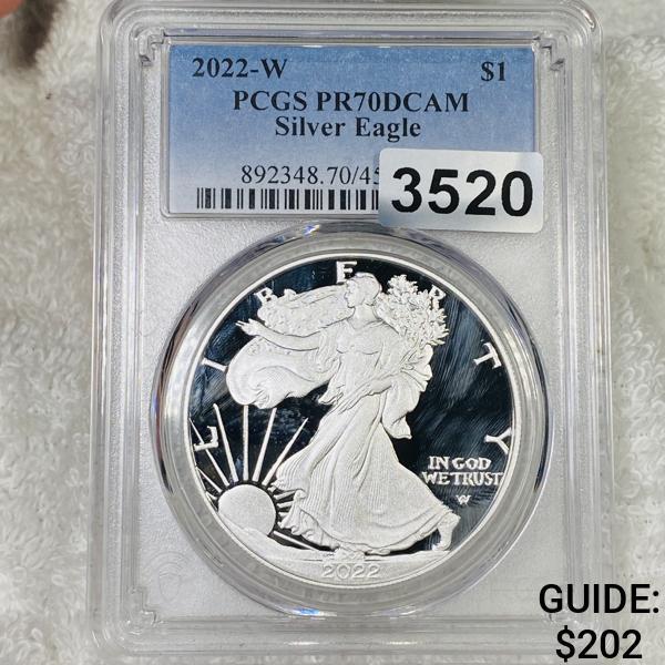 2022-W Silver Eagle PCGS - PR70DCAM (1 of 2)