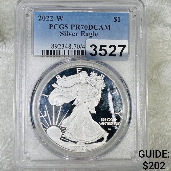 2022-W Silver Eagle PCGS - PR70DCAM (1 of 2)