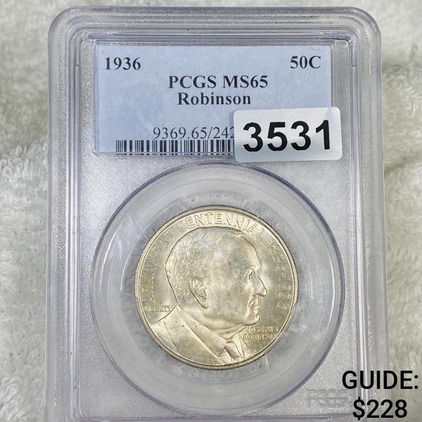 1936 Robinson Half Dollar PCGS - MS65 (1 of 2)