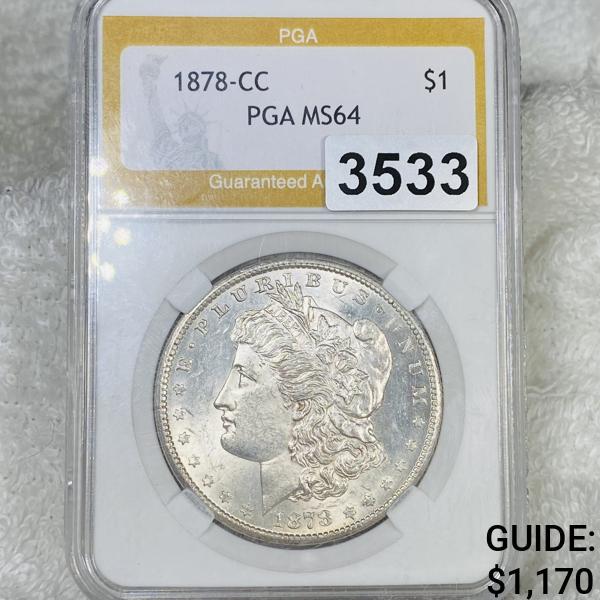 1878-CC Morgan Silver Dollar PGA - MS64 (1 of 2)