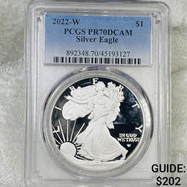 2022-W Silver Eagle PCGS - PR70DCAM (1 of 2)
