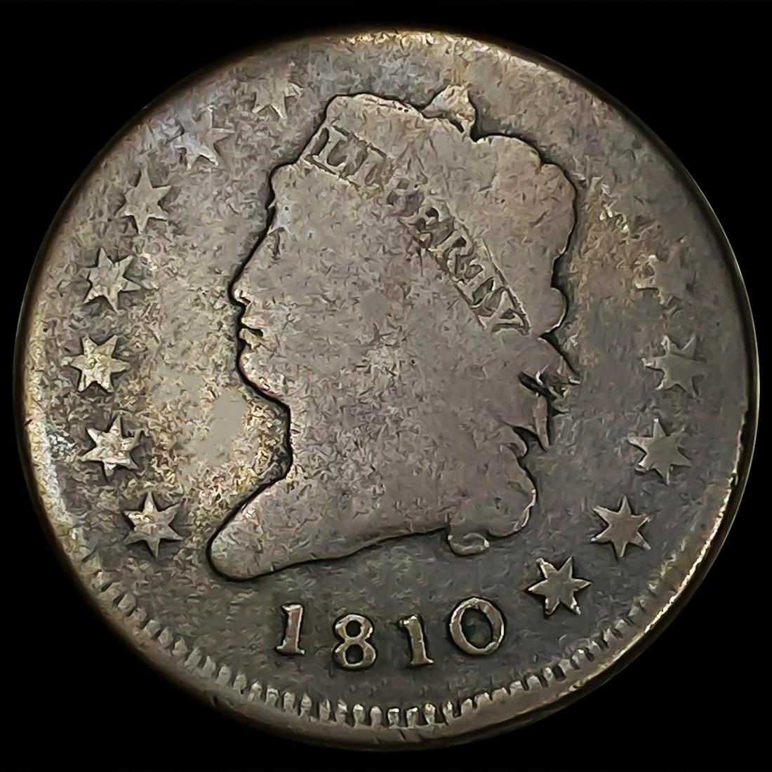 1810 Classic Head Large Cent NICELY CIRCULATED (1 of 2)