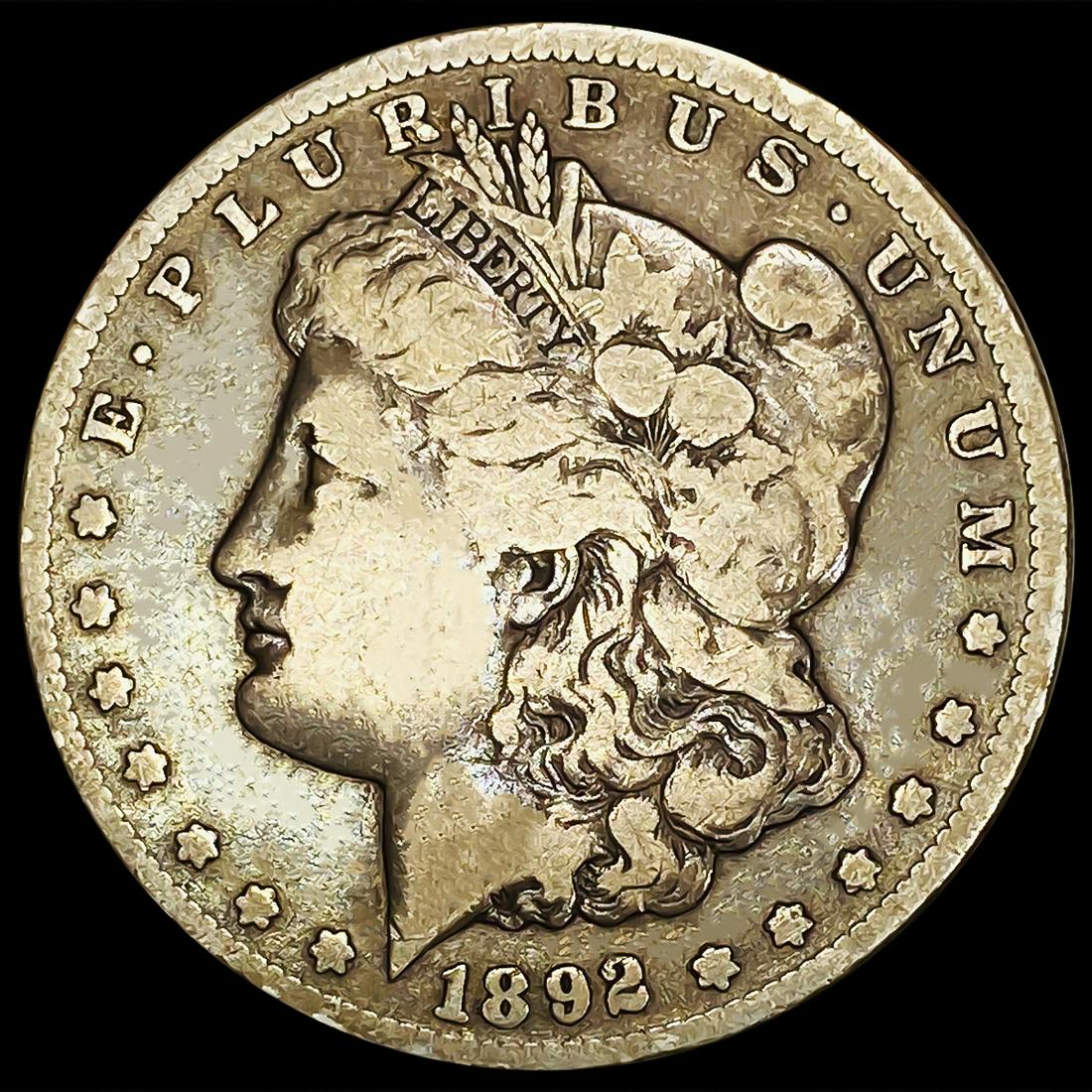 1892-CC Morgan Silver Dollar LIGHTLY CIRCULATED (1 of 2)