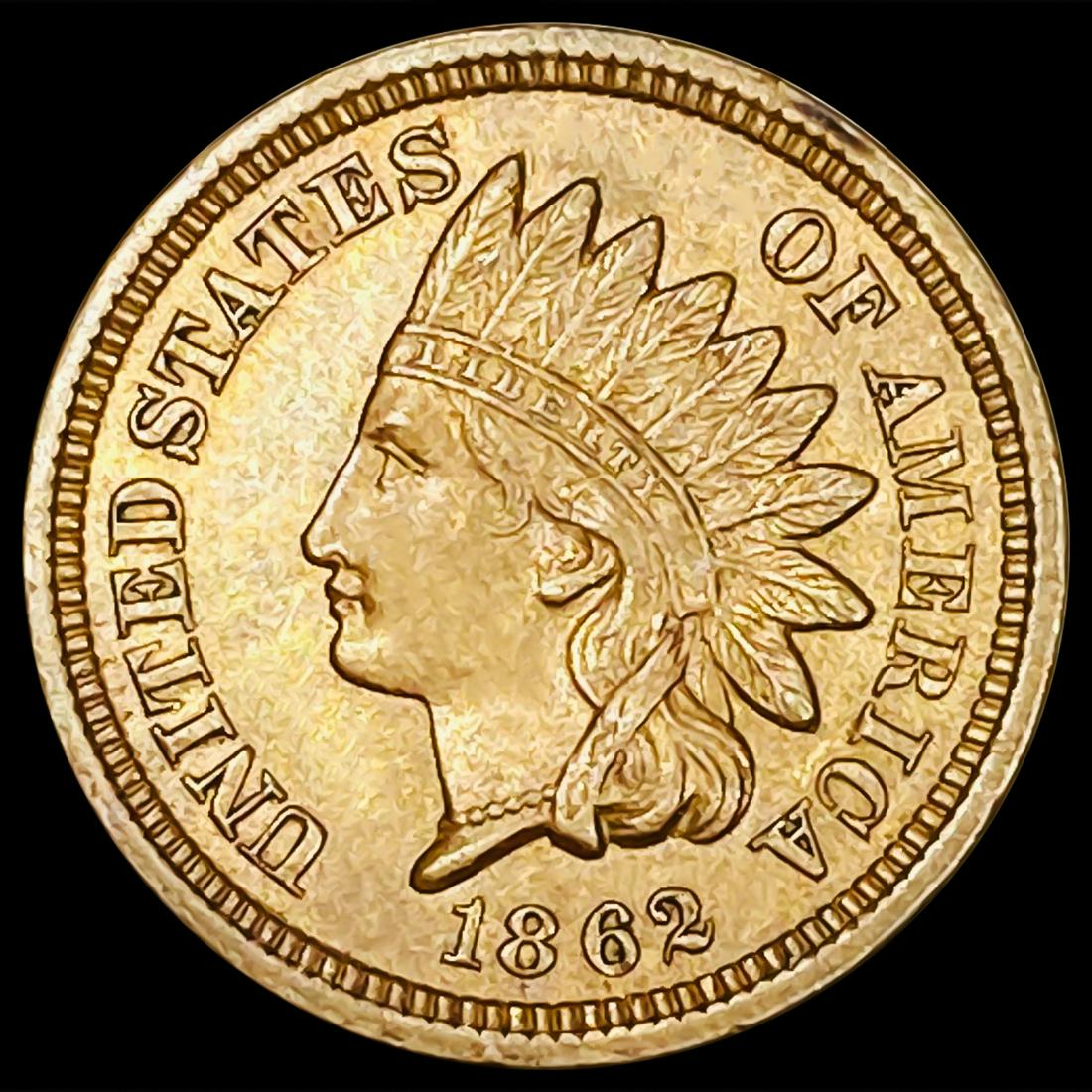 1862 Indian Head Cent CLOSELY UNCIRCULATED (1 of 2)
